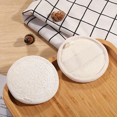 Natural Exfoliating Loofah Pads for Face Scrubbing and Cleansing
