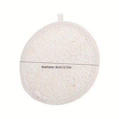 Natural Exfoliating Loofah Pads for Face Scrubbing and Cleansing