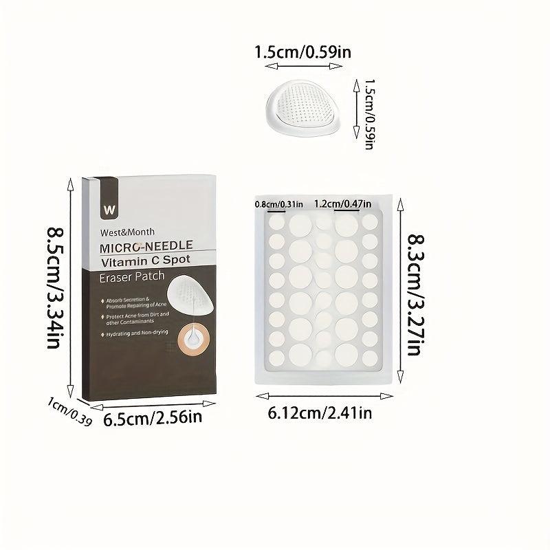 72pcs Vitamin C Spot Eraser Patch Freckle Pimple Acne Covering Patch