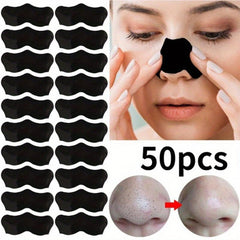 50pcs Deep Clean Nose Mask Peelable Beauty Cleansing Stickers