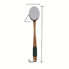 Long Handle Lotion Applicator Back Scrubber Bath Sponge