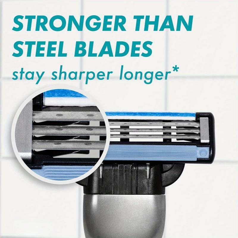 15pcs Men's Washable Razor Blade Refills Safe Razor Accessories