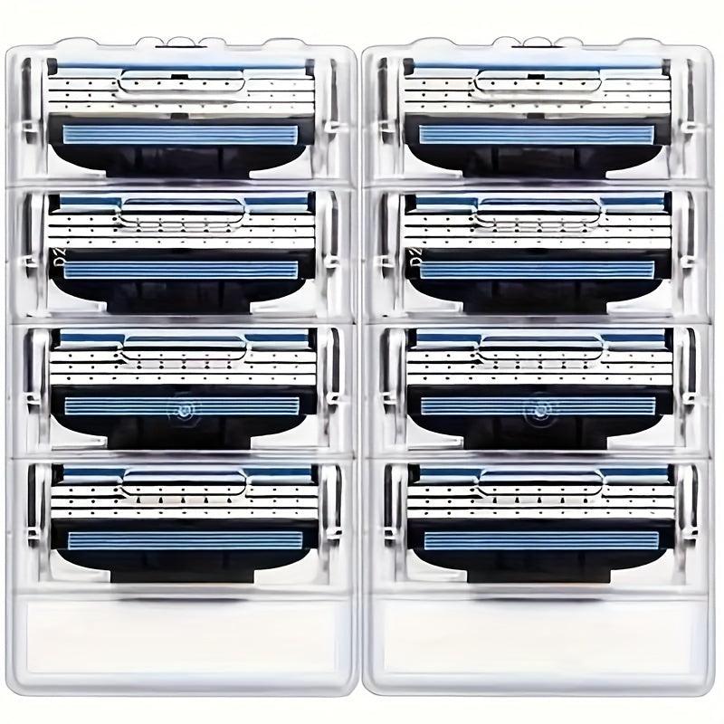 15pcs Men's Washable Razor Blade Refills Safe Razor Accessories