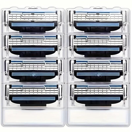 15pcs Men's Washable Razor Blade Refills Safe Razor Accessories