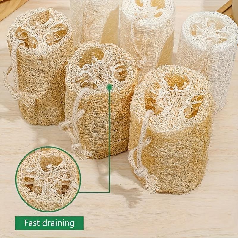 2PCS Natural Loofah Sponge Body Shower Wash Sponge Exfoliate Dead Skin