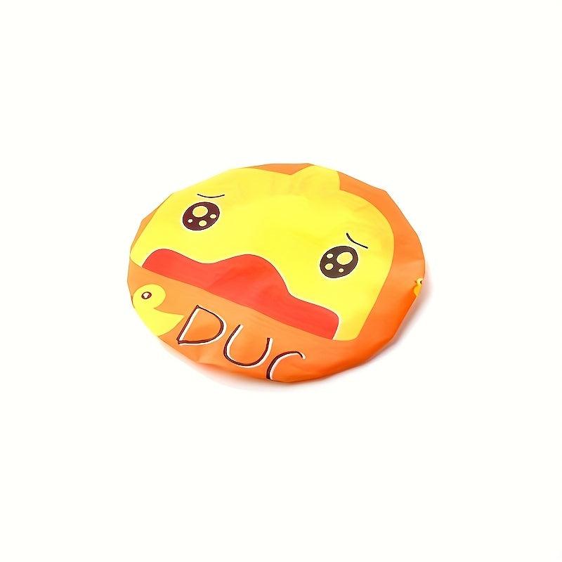 5pcs Cartoon Shower Caps Adjustable Waterproof Bath Caps