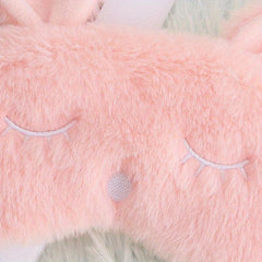 Bunny Eye Mask Ear Patch Soft And Comfortable Sleep Eye Patch