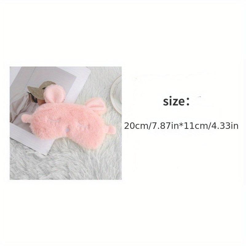 Bunny Eye Mask Ear Patch Soft And Comfortable Sleep Eye Patch