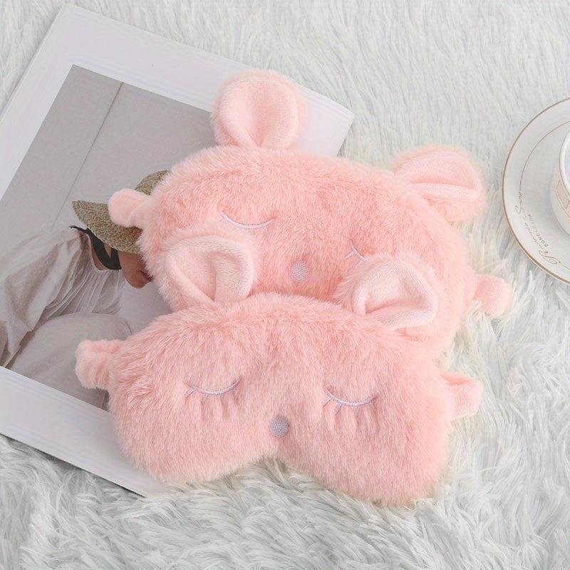 Bunny Eye Mask Ear Patch Soft And Comfortable Sleep Eye Patch