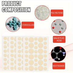 144pcs Acne Covering Patches for Daily & Night Skin Care