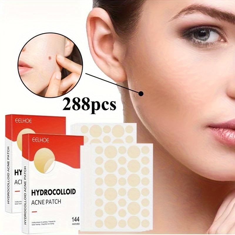 144pcs Acne Covering Patches for Daily & Night Skin Care