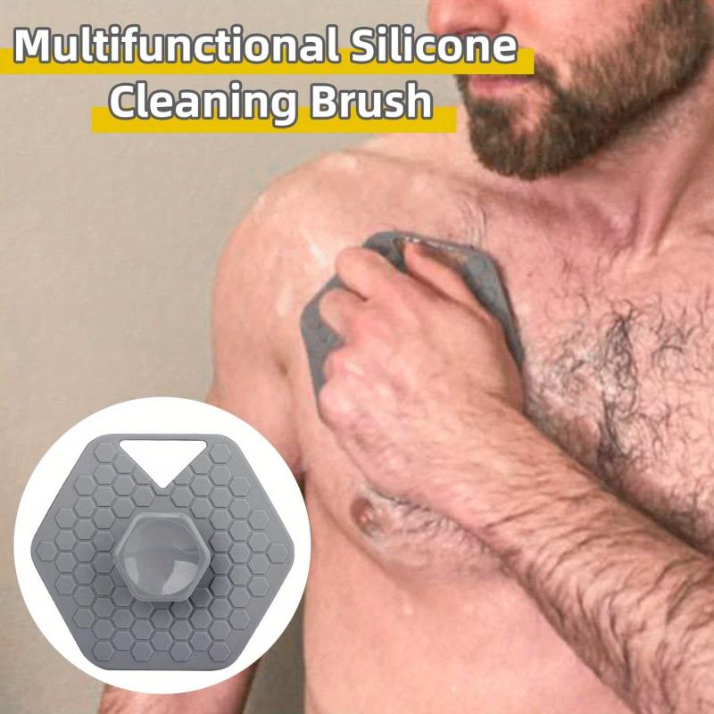Silicone Exfoliating Body Scrubber with Storage Hooks