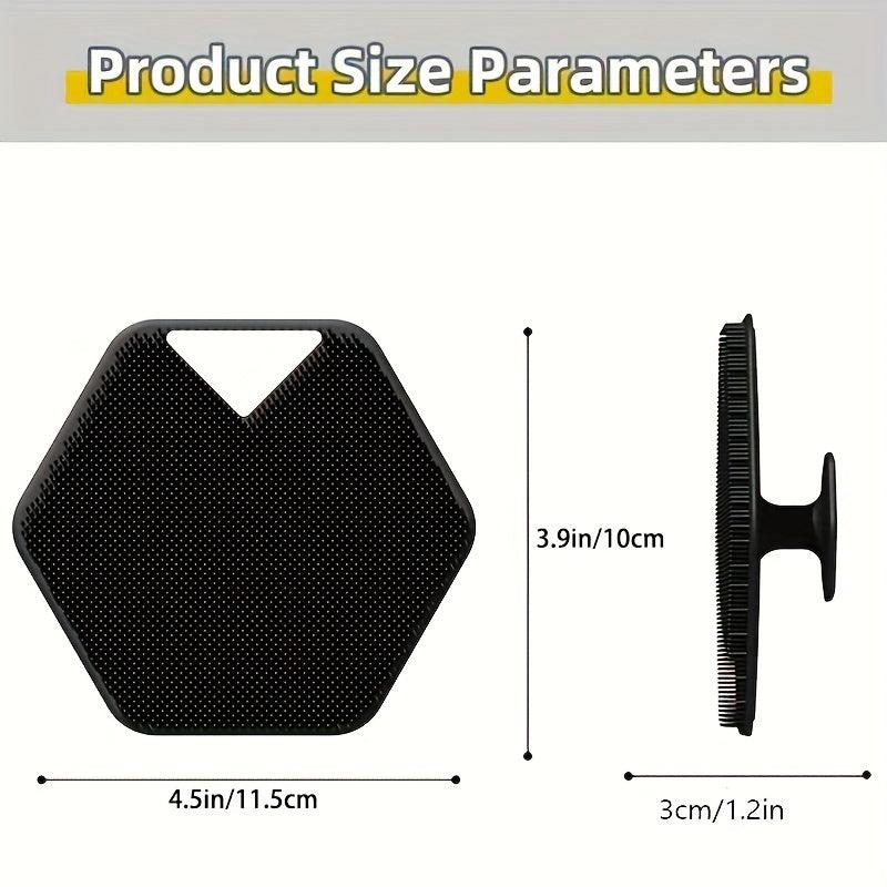 Silicone Exfoliating Body Scrubber with Storage Hooks