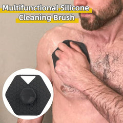 Silicone Exfoliating Body Scrubber with Storage Hooks