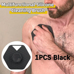 Silicone Exfoliating Body Scrubber with Storage Hooks