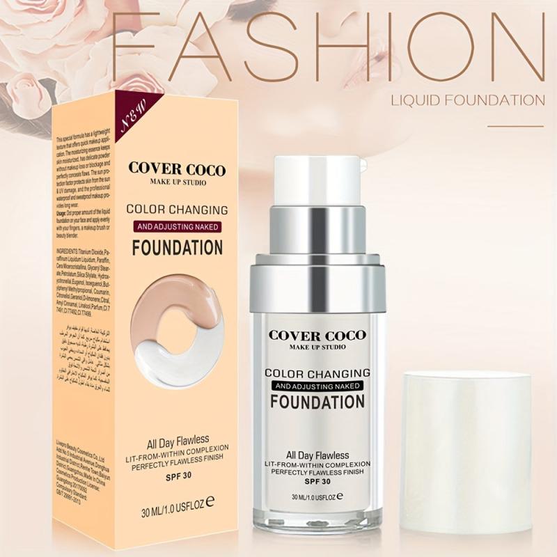 Long Lasting Concealer Liquid Foundation Light Moisturizing Cream