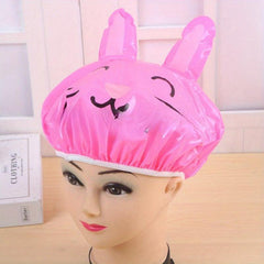Cartoon Shower Caps Waterproof Reusable Bath Caps for Women
