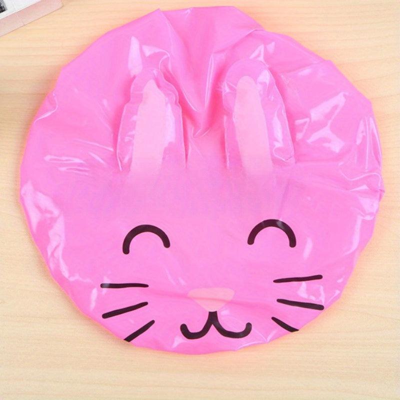 Cartoon Shower Caps Waterproof Reusable Bath Caps for Women