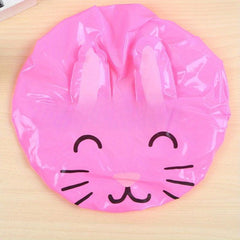 Cartoon Shower Caps Waterproof Reusable Bath Caps for Women