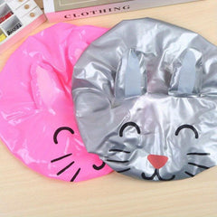 Cartoon Shower Caps Waterproof Reusable Bath Caps for Women