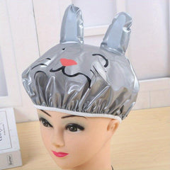 Cartoon Shower Caps Waterproof Reusable Bath Caps for Women