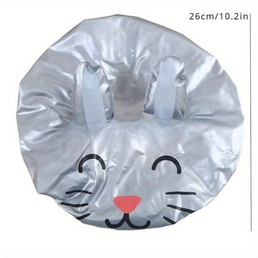 Cartoon Shower Caps Waterproof Reusable Bath Caps for Women