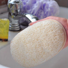 Natural Exfoliating Loofah Pads Body Exfoliator Scrubber Handheld Luffa Sponges