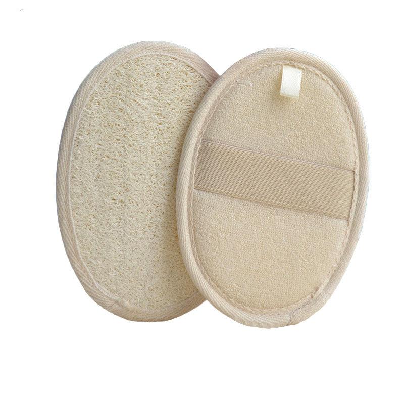 Natural Exfoliating Loofah Pads Body Exfoliator Scrubber Handheld Luffa Sponges