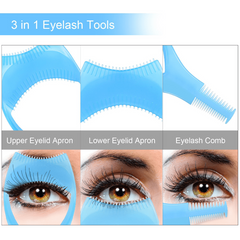 3Pcs Lash Buddy Mascara Shield Guard Lash Applicator Makeup Cosmetic