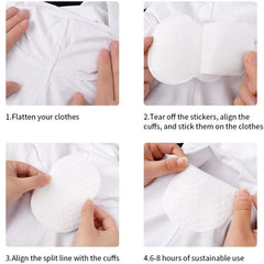 10pcs Underarm Sweat Pads Absorbent Deodorant Shield