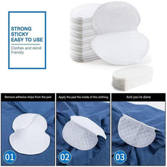 10pcs Underarm Sweat Pads Absorbent Deodorant Shield