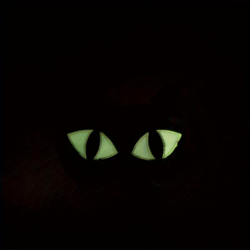 Luminous Cat Eye Mask Plush Cartoon Light Blocking Eye Patch