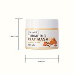 Turmeric Clay Mask - Nourishing Facial Care for Exfoliating Skin