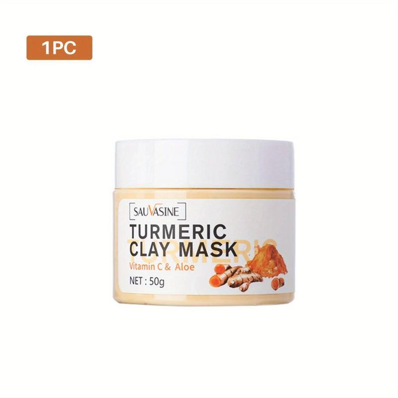 Turmeric Clay Mask - Nourishing Facial Care for Exfoliating Skin
