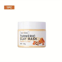 Turmeric Clay Mask - Nourishing Facial Care for Exfoliating Skin