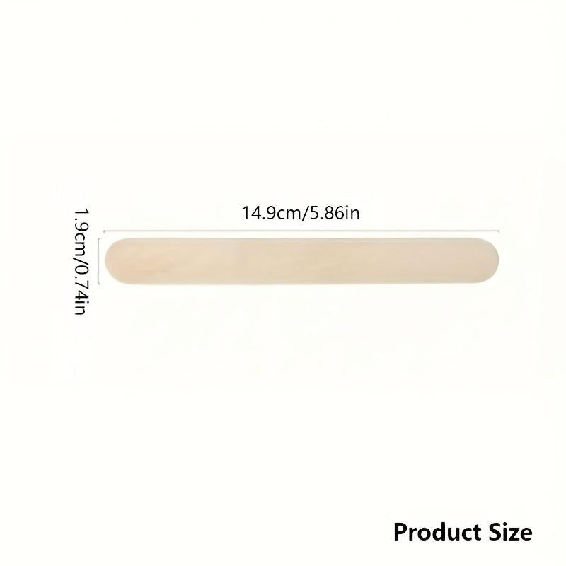 100 Pcs Natural Wood Wax Applicator Sticks for Hair Removal Eyebrow and Body