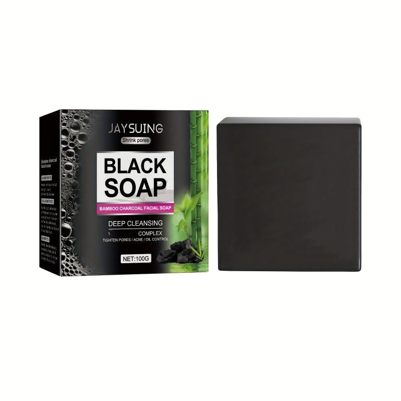 100g Bamboo Charcoal Face Wash Soap Deep Cleansing Pores Control Clean Skin Care
