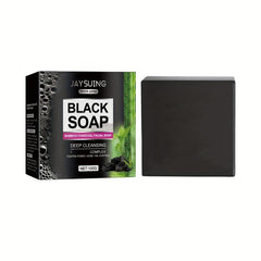 100g Bamboo Charcoal Face Wash Soap Deep Cleansing Pores Control Clean Skin Care