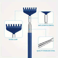 Telescoping Back Scratcher with Long Handle Portable Massager