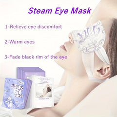 10pcs Steam Eye Mask for Dark Circles Puffiness Wrinkle