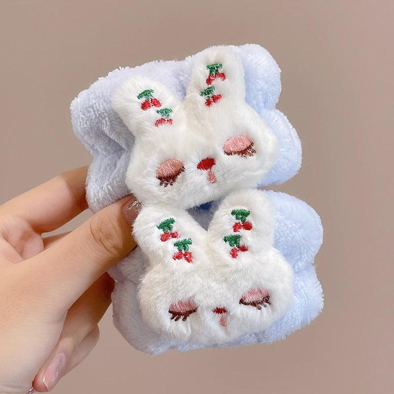 Plush Face Wash Wristband Microfiber Towel Band