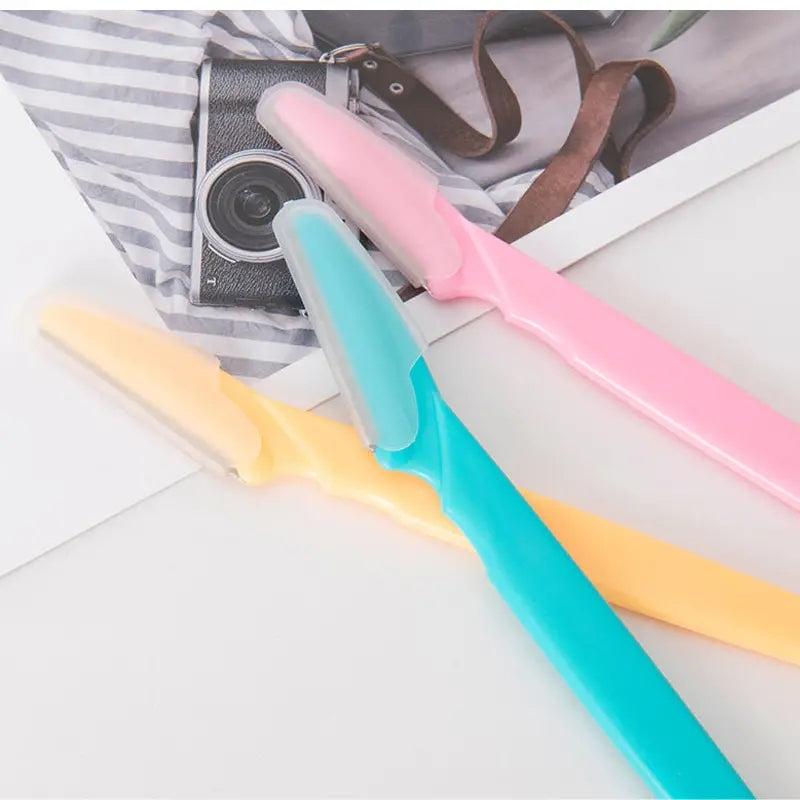 3pc Eyebrow Razors & Trimmers for Perfectly Shaped Eyebrows & Face Hair Removal