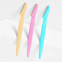 3pc Eyebrow Razors & Trimmers for Perfectly Shaped Eyebrows & Face Hair Removal