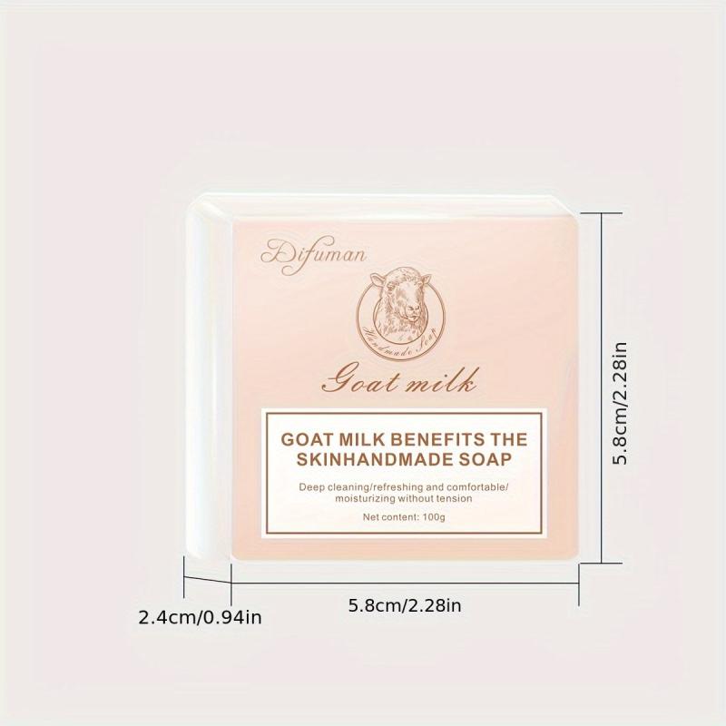 100g Goat Milk Soap For Face And Body Deep Cleaning