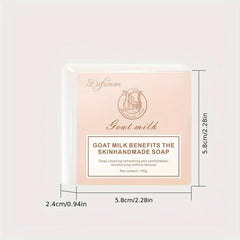 100g Goat Milk Soap For Face And Body Deep Cleaning