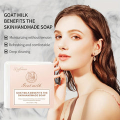 100g Goat Milk Soap For Face And Body Deep Cleaning