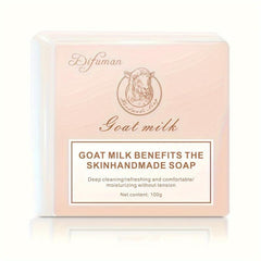 100g Goat Milk Soap For Face And Body Deep Cleaning
