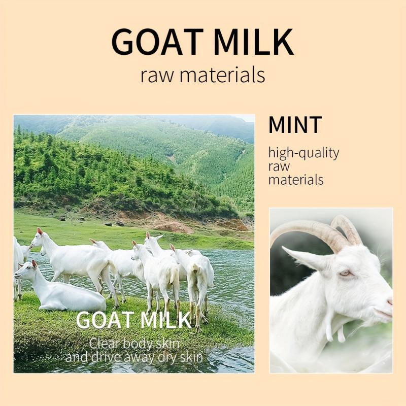 100g Goat Milk Soap For Face And Body Deep Cleaning