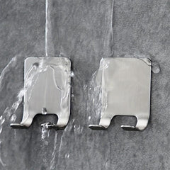 Stainless Steel Razor Holder Bathroom Hook Storage Bracket