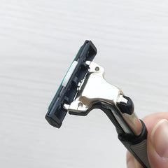 Retro Wet Shaving Twin Blade Safety Razor Holder with 30 Stainless Steel Blades